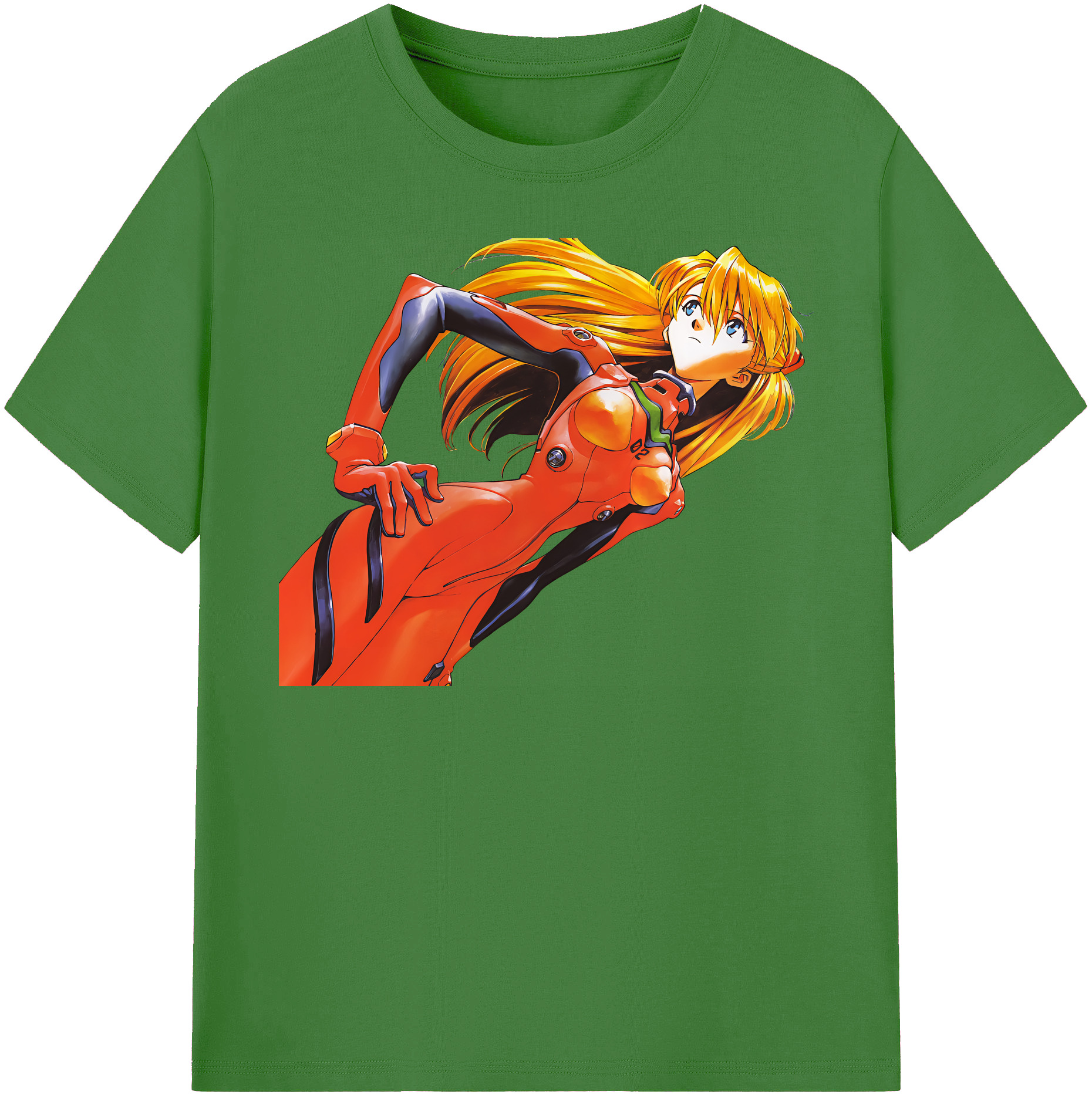 （画像用） EVA 新世紀エヴァンゲリオン レディースカジュアルプリントTシャツ（綿100％）